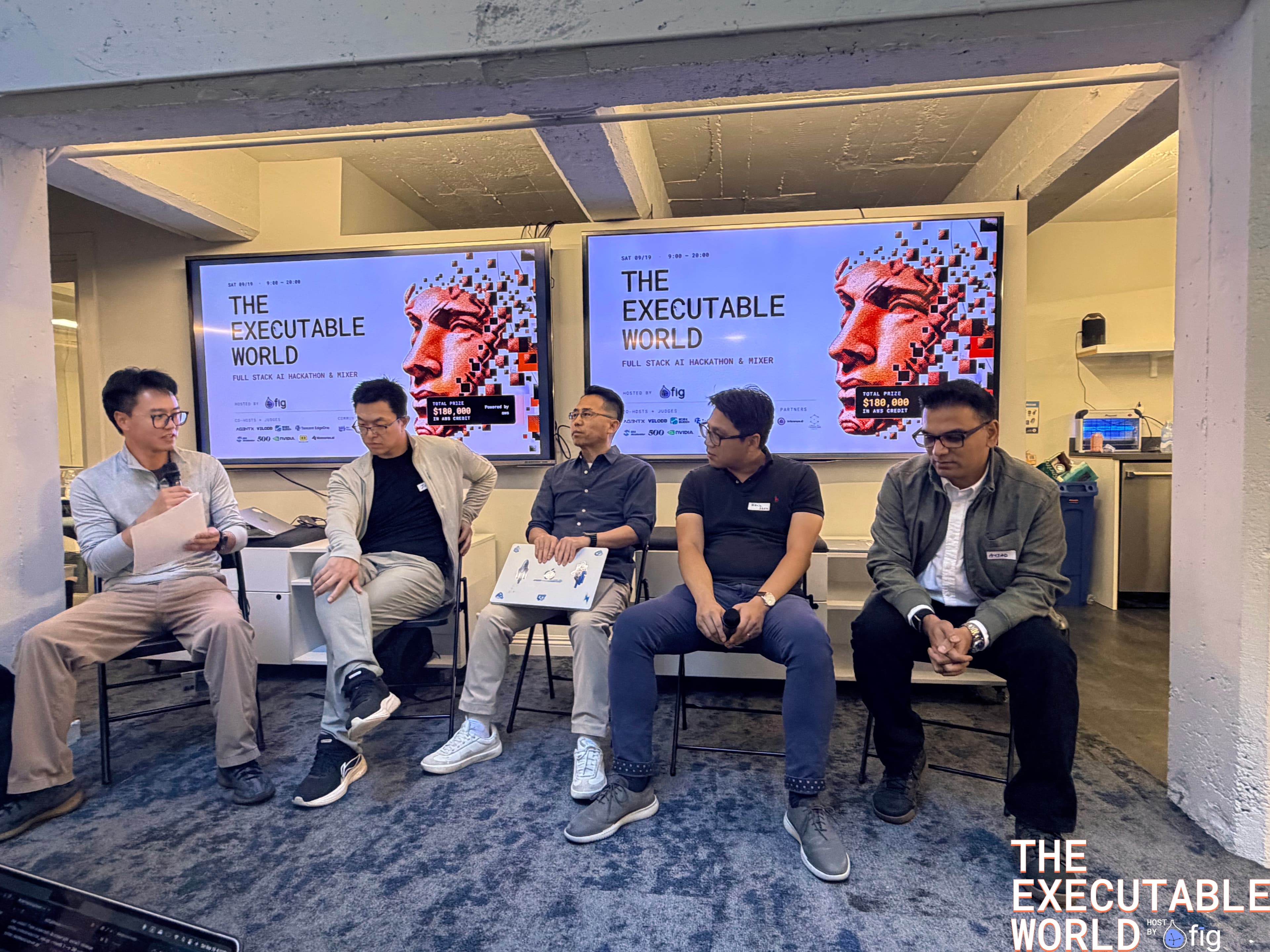 Placeholder for a photo of the enterprise AI agents panel in San Francisco